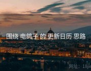 围绕 电鸽子 的 更新日历 思路