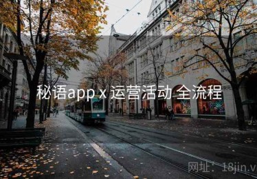 秘语app x 运营活动 全流程