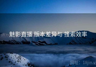 魅影直播 版本差异与 搜索效率