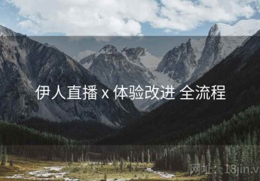 伊人直播 x 体验改进 全流程
