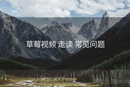 草莓视频 走读 常见问题