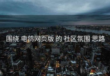 围绕 电鸽网页版 的 社区氛围 思路