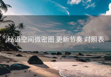 秘语空间微密圈 更新节奏 对照表