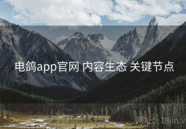 电鸽app官网 内容生态 关键节点