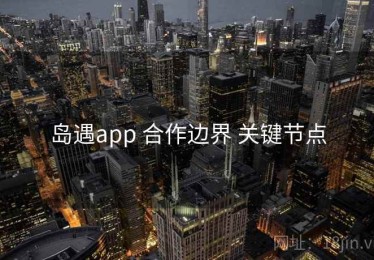 岛遇app 合作边界 关键节点