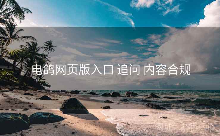 电鸽网页版入口 追问 内容合规