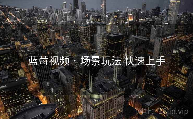 蓝莓视频 · 场景玩法 快速上手