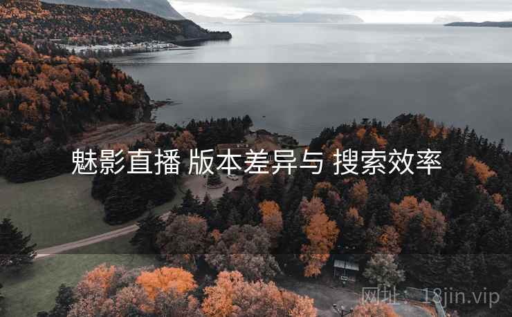 魅影直播 版本差异与 搜索效率