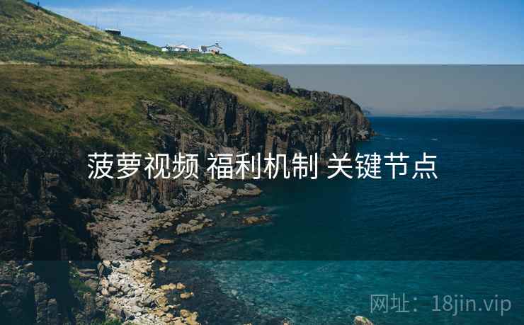 菠萝视频 福利机制 关键节点