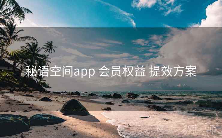 秘语空间app 会员权益 提效方案 秘语空间app 会员权益 提效方案